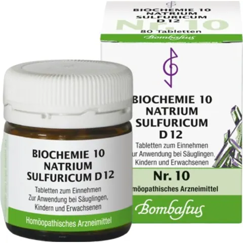 Biochemie 10 Natrium sulfuricum D12 Tabletten – 012809 – Bild 1