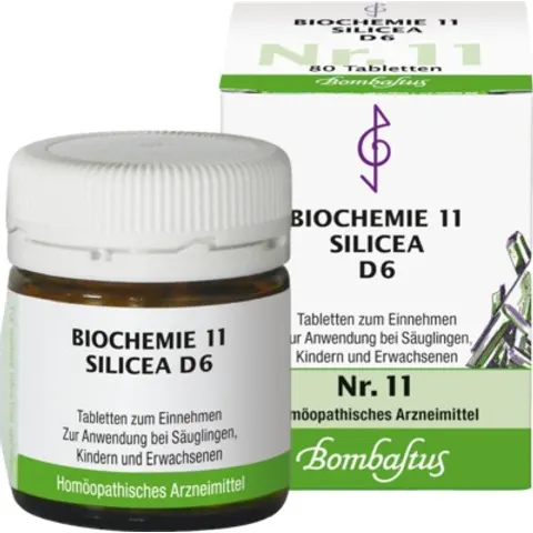 Bombastus Biochemie 11 Silicea D6 Tabletten – 012847 – Bild 1
