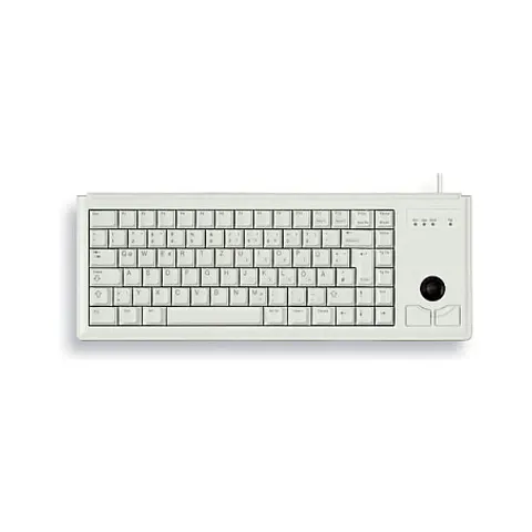 CHERRY G84-4400LPBDE-0 - Keyboard - PS/2 - grey - compact - trackball - German – image 1