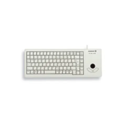 Cherry XS Trackball Keyboard, hellgrau, USB – Bild 1