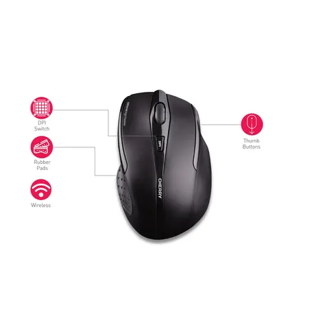 CHERRY MW 3000 Wireless Maus schwarz – Bild 1
