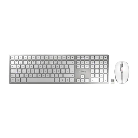 CHERRY DW 9100 SLIM keyboard – Weiß – Bild 1