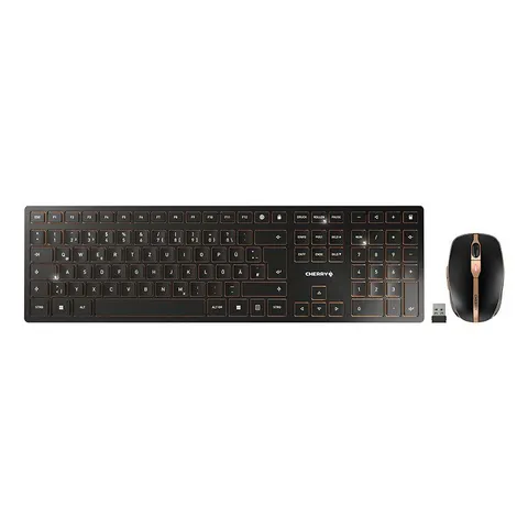 CHERRY JD-9100DE-2 - Keyboard/mouse combination, wireless, layout: Germany – image 1