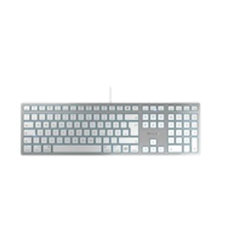 CHERRY KC 6000C FOR MAC keyboard Universal USB QWERTZ German Silver – image 1