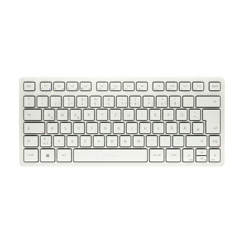 CHERRY JK-7100DE-0 - Keyboard, Bluetooth, white, compact, DE – image 1