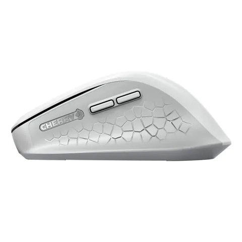 CHERRY Stream Maus Comfort Pale-Grau White – Weiß – Bild 1