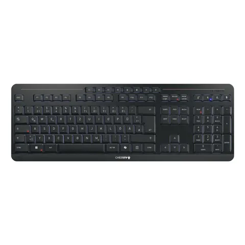 CHERRY JK-8570DE-2 - Wireless keyboard, Bluetooth/wireless, black, German layout – image 1