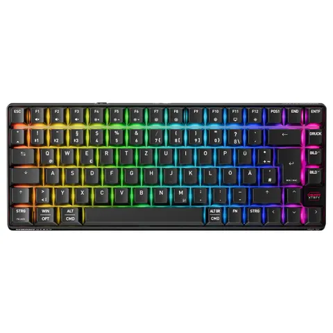 CHERRY XTRFY K33 Compact Wireless keyboard – Schwarz – Bild 1