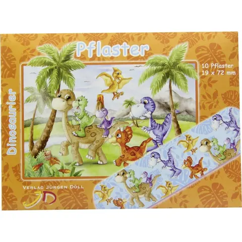 Kinderpflaster Dinosaurier Briefchen – Bild 1