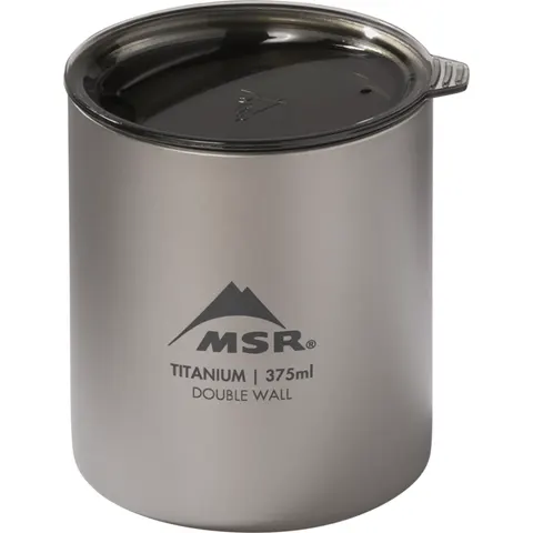 Titan Cup Double Wall Mok Titanium 375ml – afbeelding 1