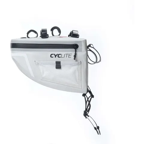 CYCLITE Handle Bar Aero Bag Hellgrau – Bild 1