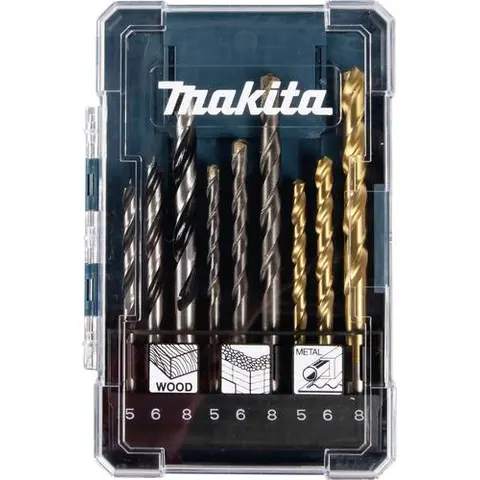 Makita Bohrer Sortiment 9-tlg. D-71962) – Bild 1