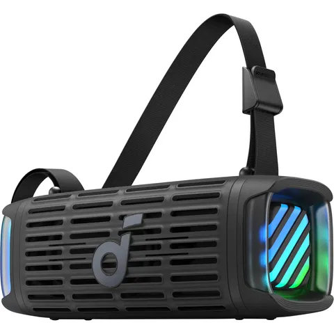 soundcore Boom 3i van Anker - Robuuste outdoorluidspreker - Bluetooth-luidspreker - Waterdicht IP68 - 50W BassUp 2.0-geluid - Bluetooth 5.3 - 16 uur speeltijd – 279929 – afbeelding 1