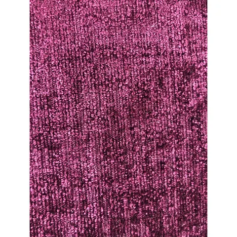 Zipcode Design Denfield Upholstered Chenille Panel Headboard Aubergine Double (4'6) – image 1