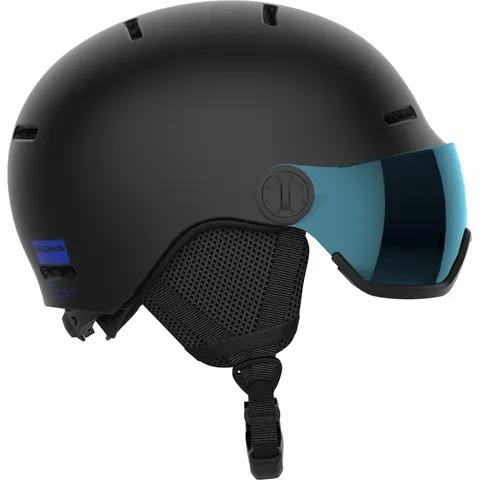 SALOMON ORKA VISOR BOYS - BLACK BLUE - Child – zdjęcie 1