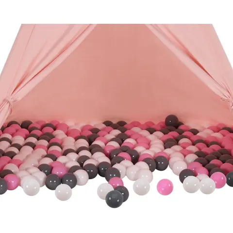 17 Stories Play Balls White;Grey;Pink – image 1