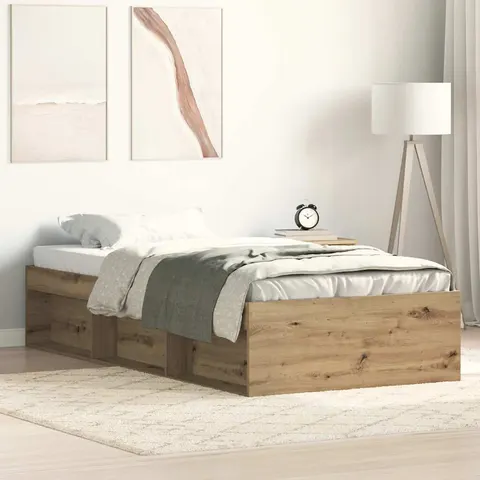 Latitude Run Afriani Bed Artisan Oak Single (3') – image 1