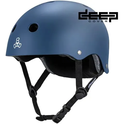 Helm Triple Eight Deep Cover (S-M - Navy Mat) – Bild 1