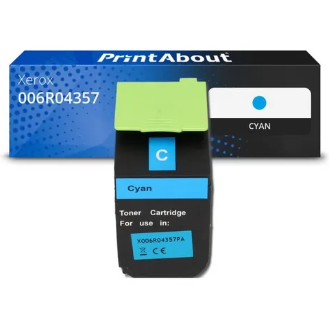 PrintAbout Toner compatible Xerox 006R04357 - Cyan – image 1