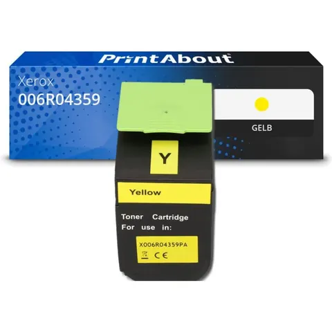 PrintAbout Toner compatible Xerox 006R04359 - Jaune – image 1