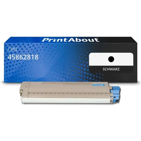 PrintAbout Toner compatible OKI 45862818 - Noir – image 1