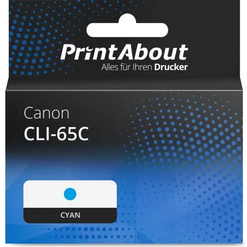 PrintAbout Cartouche compatible Canon CLI-65C - Cyan – image 1