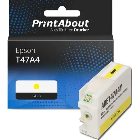 PrintAbout Cartouche compatible Epson T47A4 - Jaune – image 1