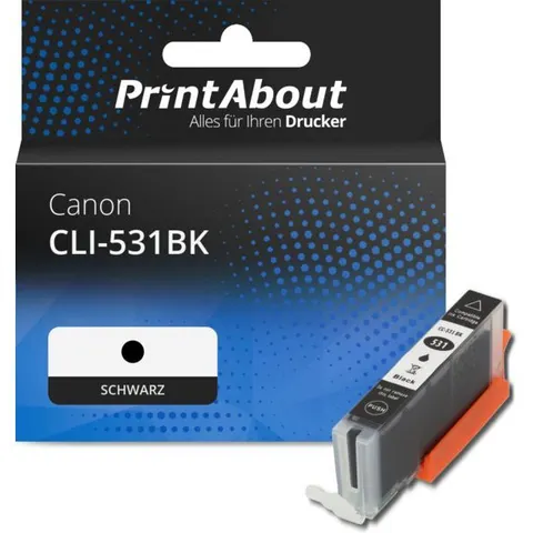 PrintAbout Cartuccia compatibile Canon CLI-531BK - Nero – immagine 1