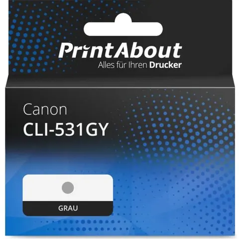 PrintAbout Cartouche compatible Canon CLI-531GY - Gris – image 1
