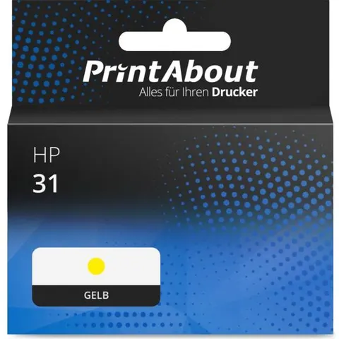 PrintAbout Cartouche compatible HP 31 (1VU28AE) - Jaune – image 1
