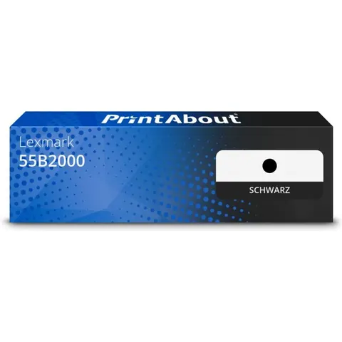 PrintAbout Toner compatible Lexmark 55B2000 - Noir – image 1