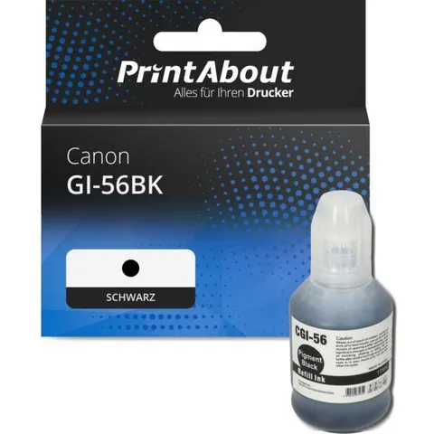 PrintAbout Cartouche compatible Canon GI-56BK - Noir – image 1
