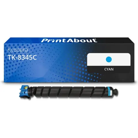PrintAbout Toner compatible Kyocera TK-8345C - Cyan – TK8345C – image 1