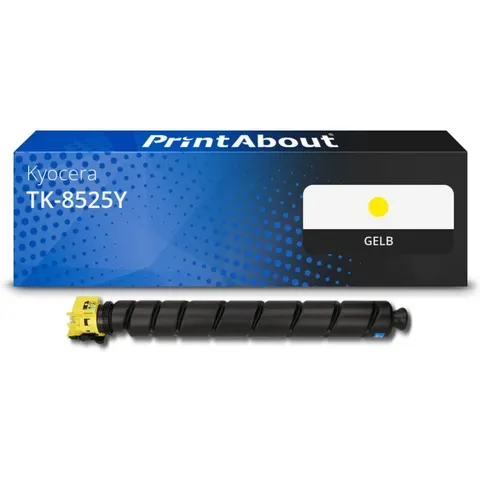 PrintAbout Toner compatible Kyocera TK-8525Y - Jaune – image 1
