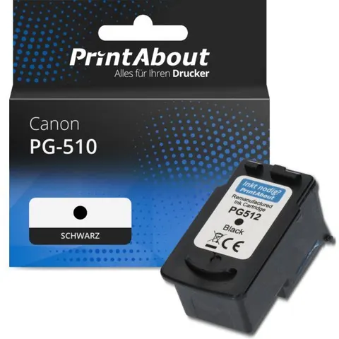 PrintAbout Cartouche compatible Canon PG-510 - Noir – image 1