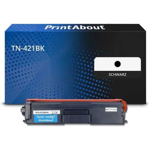 PrintAbout Toner compatible Brother TN-421BK - Noir – image 1