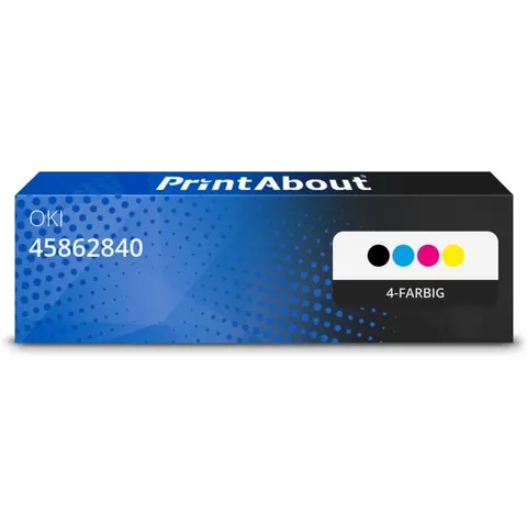 PrintAbout Toner compatible OKI 45862840 - 4 couleurs - Multipack 4 couleurs – image 1