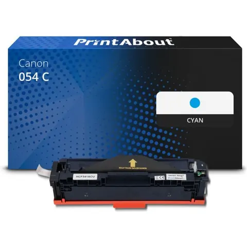 PrintAbout Toner compatible Canon 054 C - Cyan – image 1