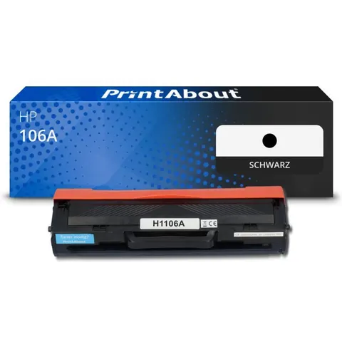PrintAbout Toner compatible HP 106A (W1106A) - Noir – image 1