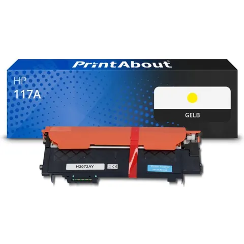 PrintAbout Toner compatible HP 117A (W2072A) - Jaune – image 1