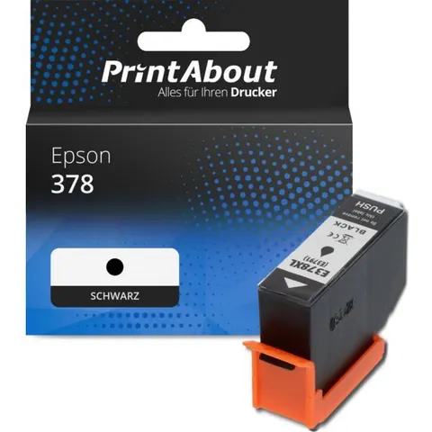 PrintAbout Cartouche compatible Epson 378 (C13T37814010) - Noir – image 1