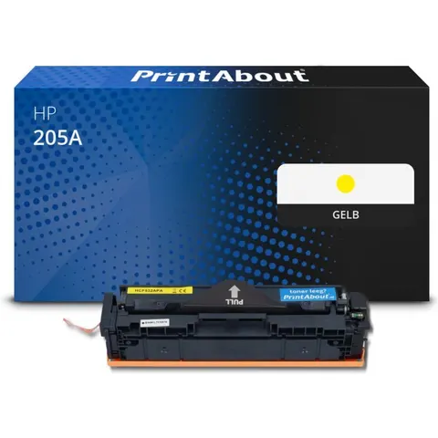PrintAbout Toner compatible HP 205A (CF532A) - Jaune – image 1