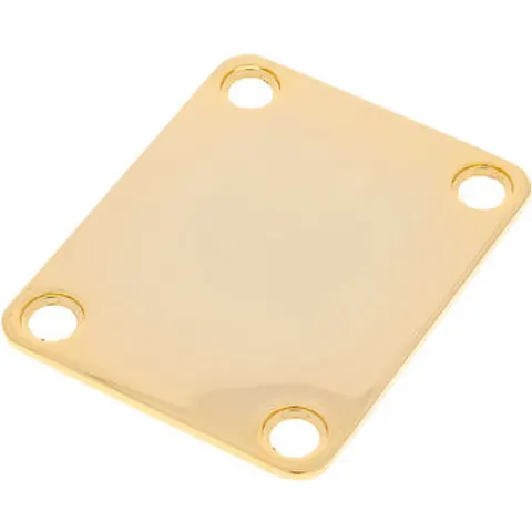 Fender 4-Bolt Vintage Neck Plate Gold – image 1