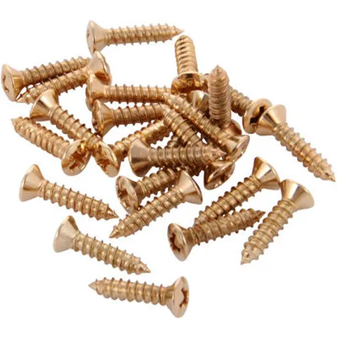 Fender Pickguard Screws Gold Or – image 1