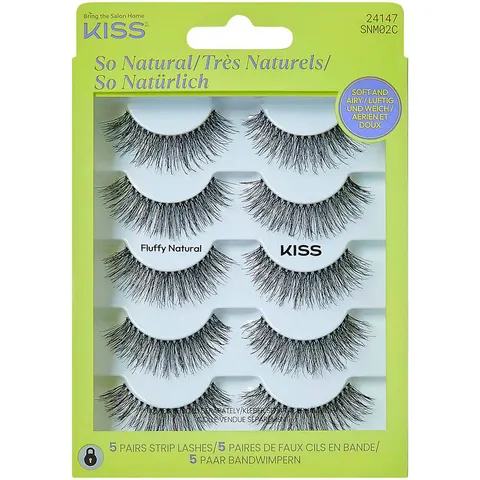KISS Multipack So Natural 02 - Fluffy Natural – immagine 1