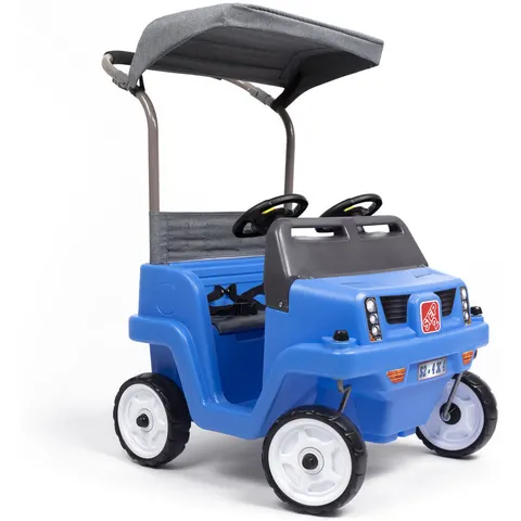 Step 2 Step2 Chariot SideBySide Push Around SUV Bleu 89x100x64cm – image 1