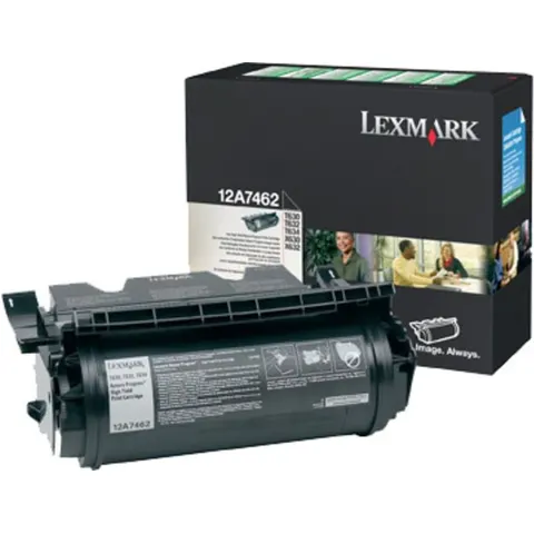 Lexmark 12A7462 toner negro – imagen 1