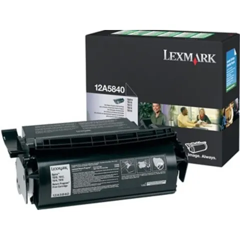 Lexmark 12A5840 toner negro – imagen 1
