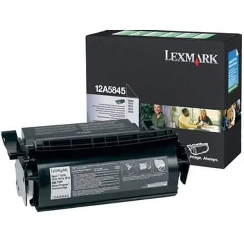 Lexmark 12A5845 toner negro – imagen 1