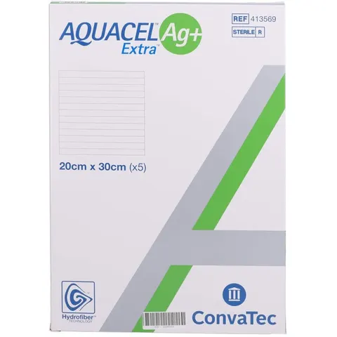 Aquacel Ag+ Extra 20x30 cm Kompressen – Bild 1